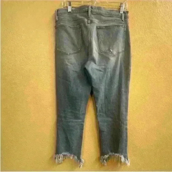 FRAME-" Le Nouveau Straight" Stiletto Hem Cropped Jeans In Belding Size 31 EUC! - Picture 6 of 7
